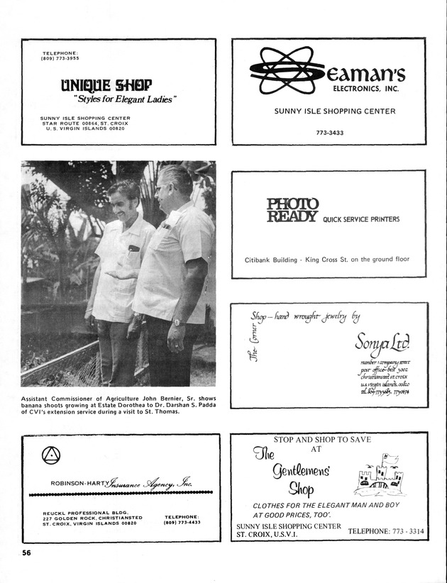 11th Annual Agriculture and food fair of the Virgin Islands 1981. - Page 57