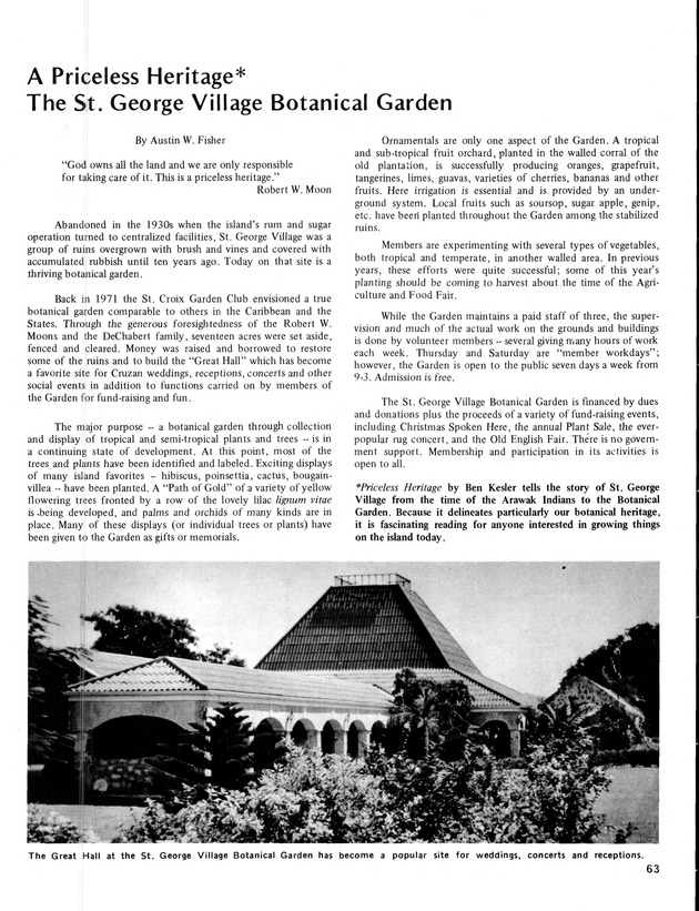 11th Annual Agriculture and food fair of the Virgin Islands 1981. - Page 64