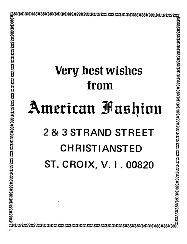 11th Annual Agriculture and food fair of the Virgin Islands 1981. - Page 79