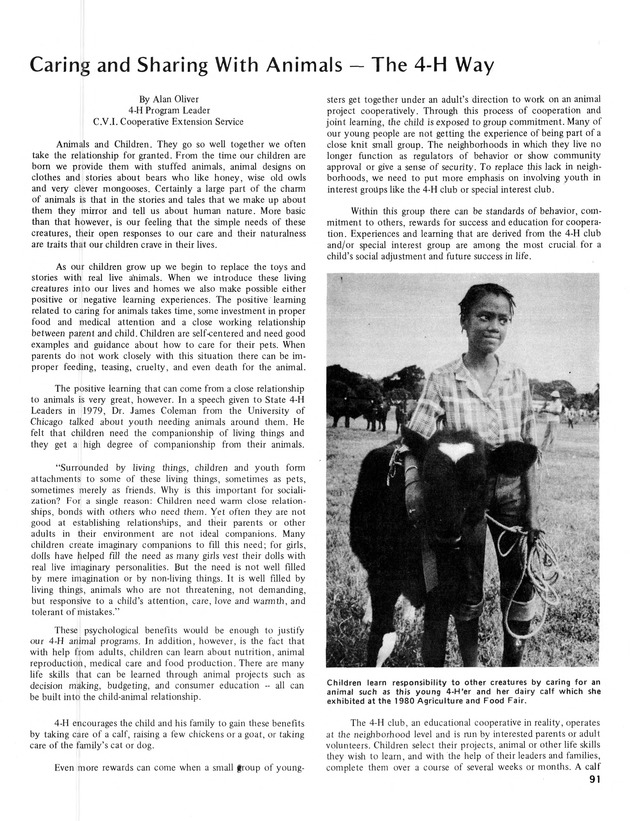 11th Annual Agriculture and food fair of the Virgin Islands 1981. - Page 92