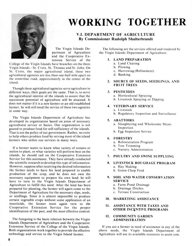 12th Annual Agriculture and food fair of the Virgin Islands 1982. - Page 9