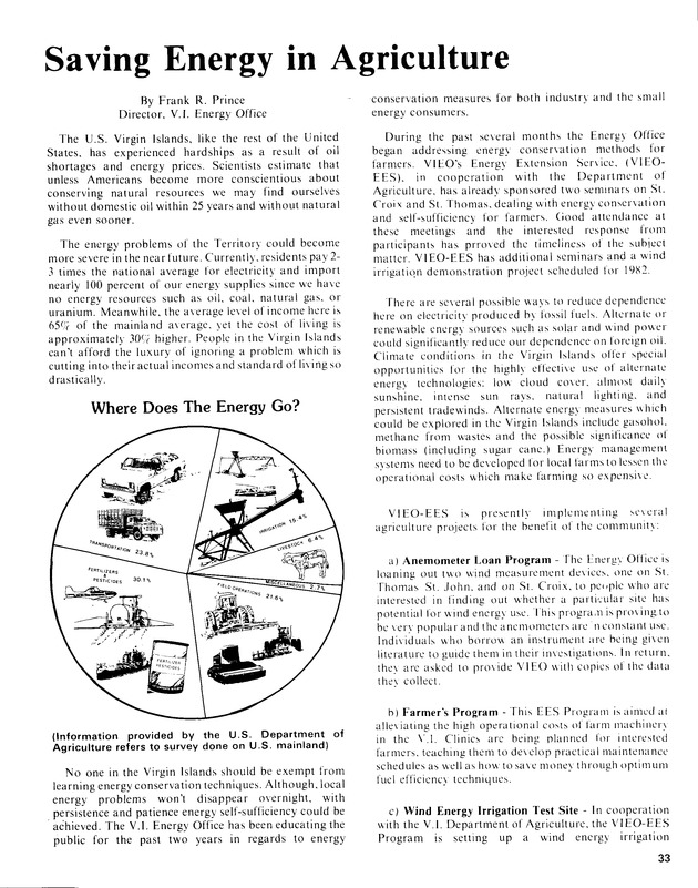 12th Annual Agriculture and food fair of the Virgin Islands 1982. - Page 34