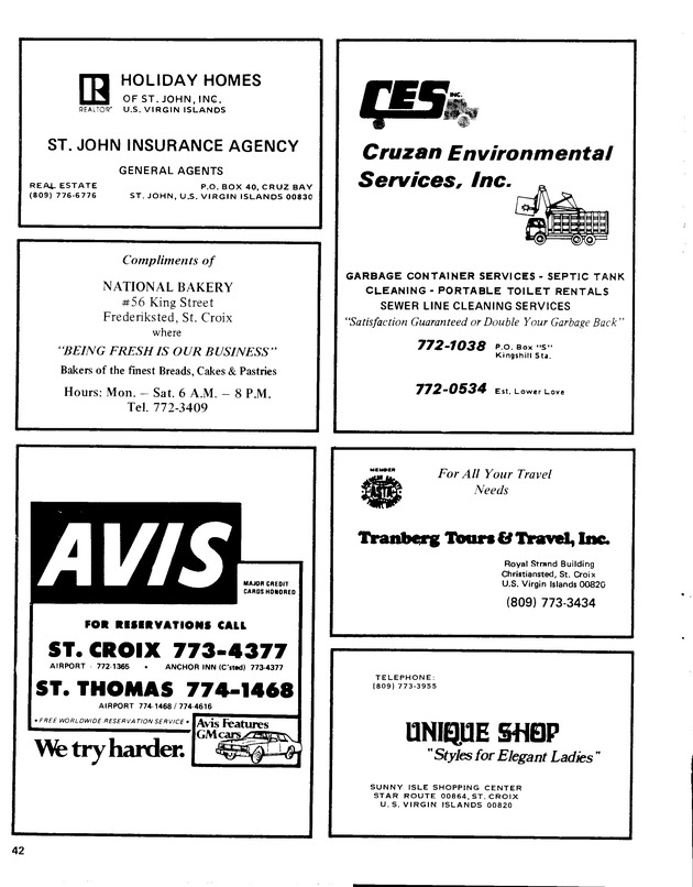 12th Annual Agriculture and food fair of the Virgin Islands 1982. - Page 43