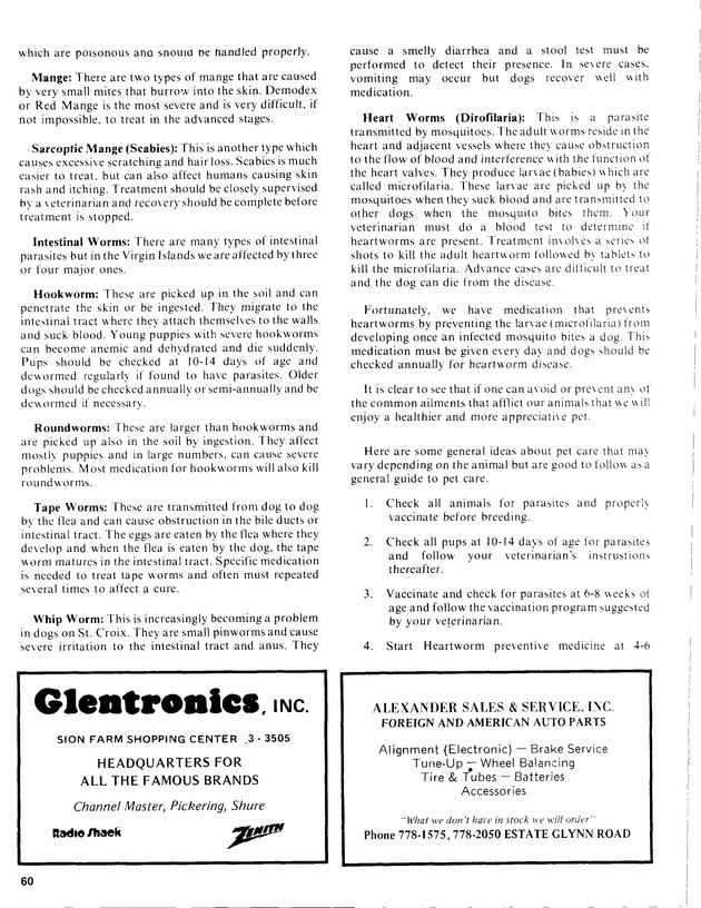 12th Annual Agriculture and food fair of the Virgin Islands 1982. - Page 61