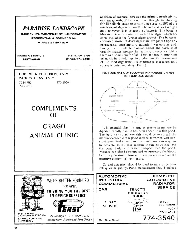 14th Annual Agriculture and food fair of theVirgin Islands 1984. - Page 13