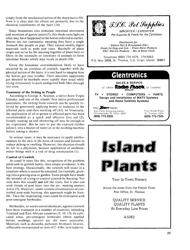 14th Annual Agriculture and food fair of theVirgin Islands 1984. - Page 24