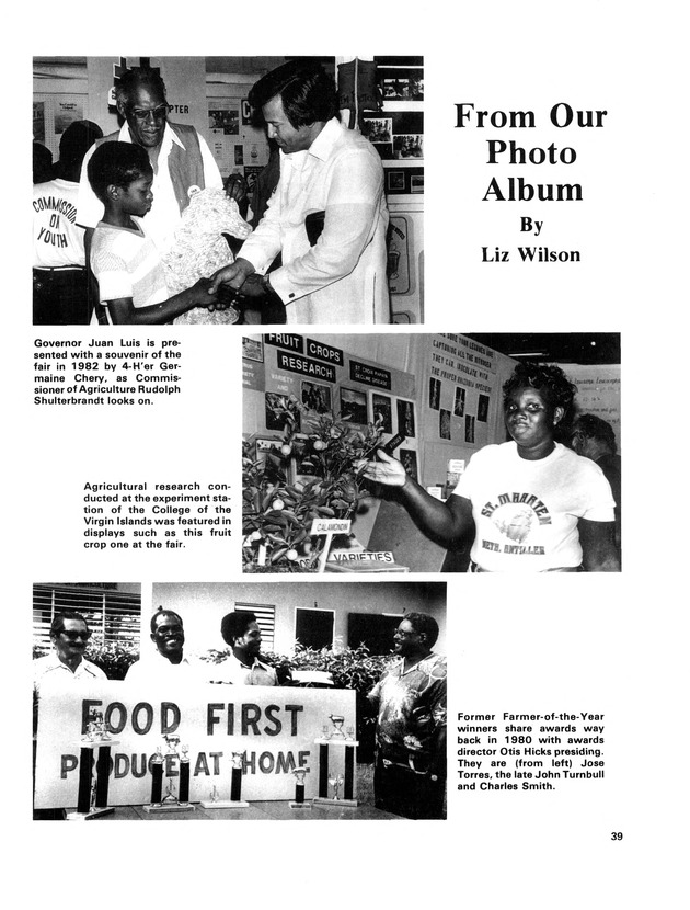 14th Annual Agriculture and food fair of theVirgin Islands 1984. - Page 40