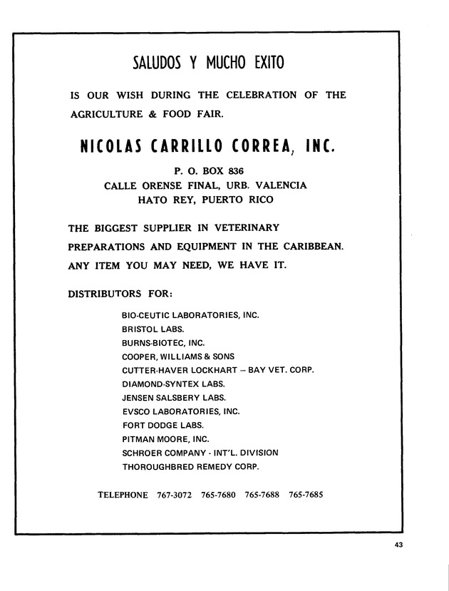 14th Annual Agriculture and food fair of theVirgin Islands 1984. - Page 44