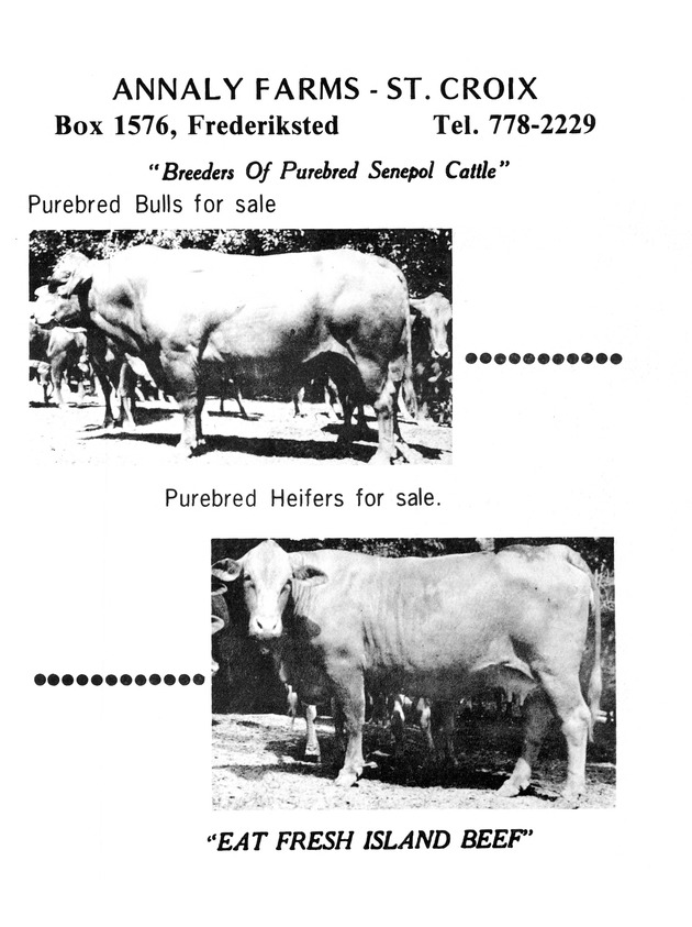 14th Annual Agriculture and food fair of theVirgin Islands 1984. - Page 66