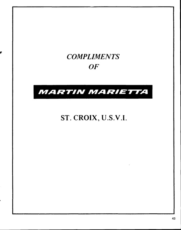 15th Annual Agriculture and food fair of the Virgin Islands 1985. - Page 44