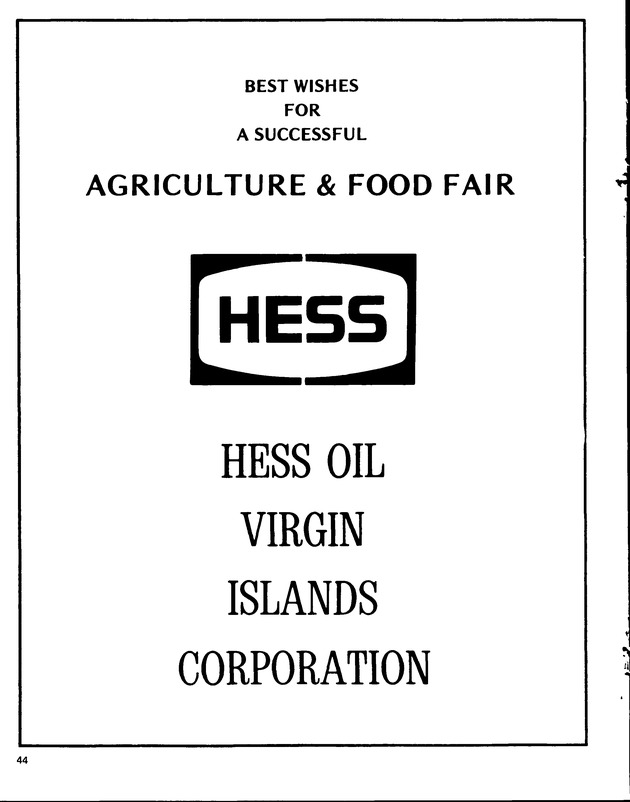 15th Annual Agriculture and food fair of the Virgin Islands 1985. - Page 45