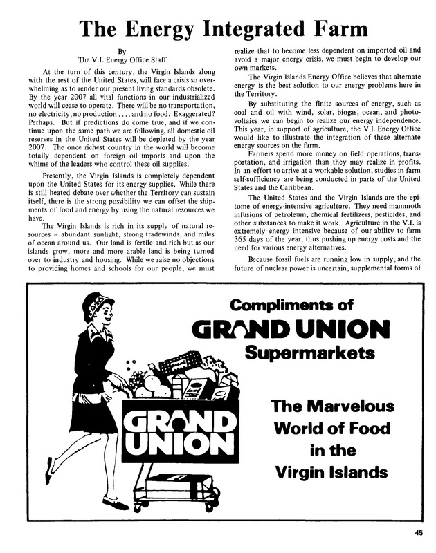 15th Annual Agriculture and food fair of the Virgin Islands 1985. - Page 46