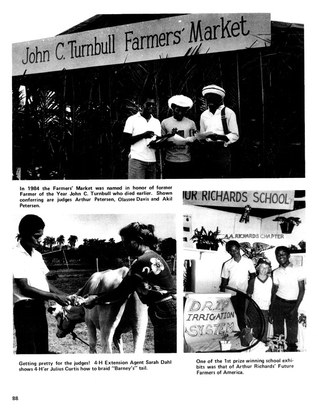 15th Annual Agriculture and food fair of the Virgin Islands 1985. - Page 89