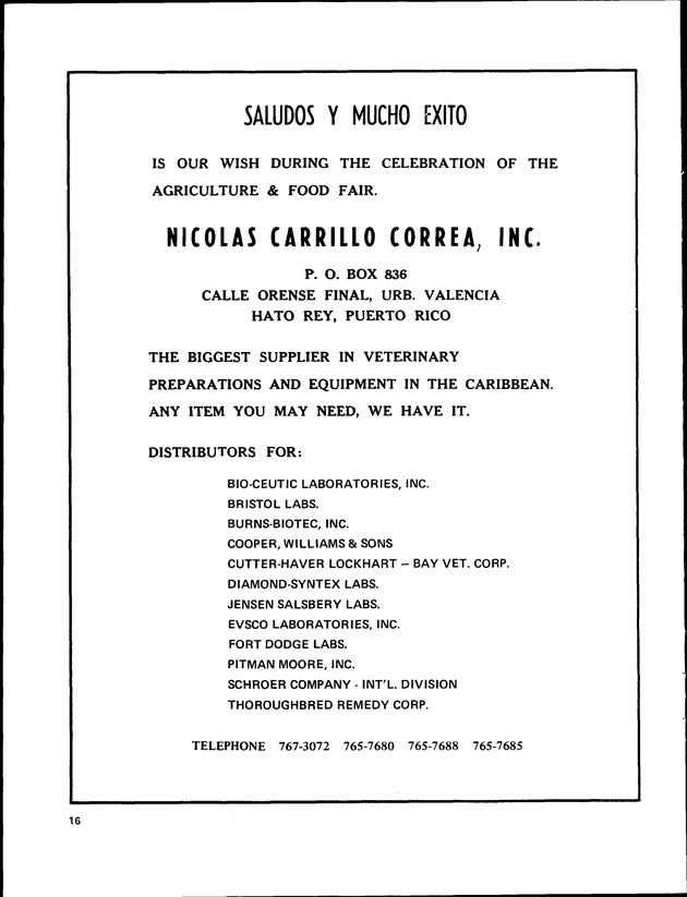 Virgin Islands Agriculture and food fair 1986. - Page 19