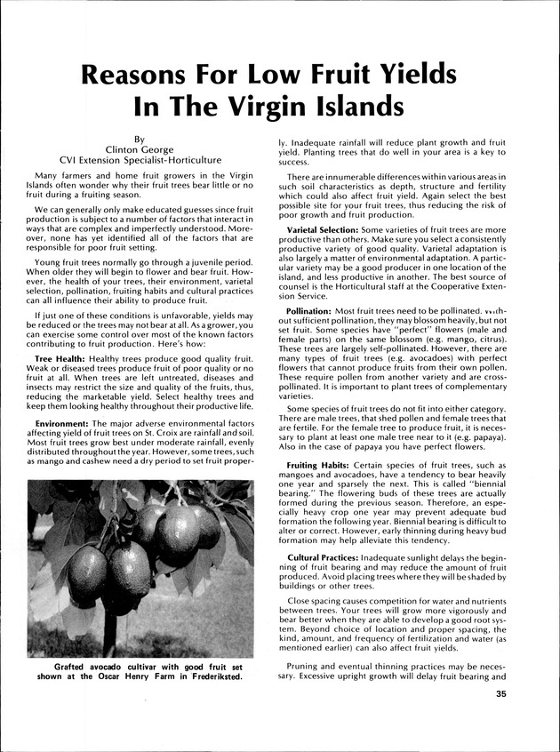 Virgin Islands Agriculture and food fair 1986. - Page 38