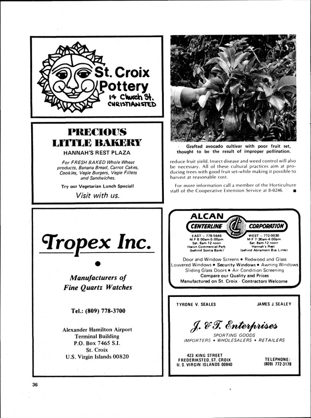 Virgin Islands Agriculture and food fair 1986. - Page 39