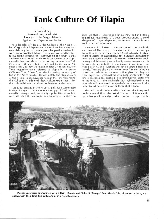 Virgin Islands Agriculture and food fair 1986. - Page 44