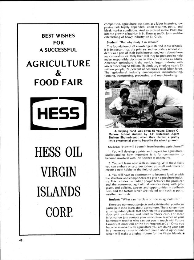 Virgin Islands Agriculture and food fair 1986. - Page 51