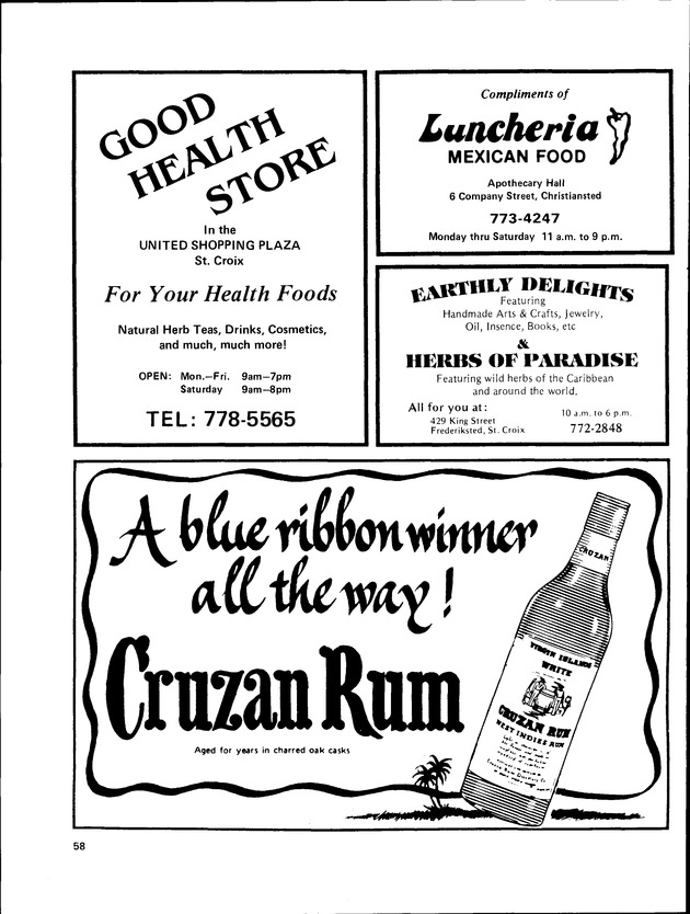 Virgin Islands Agriculture and food fair 1986. - Page 56