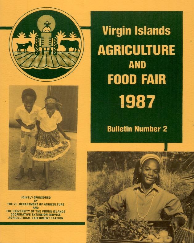 Virgin Islands  Agriculture and food fair 1987. - Front cover 1