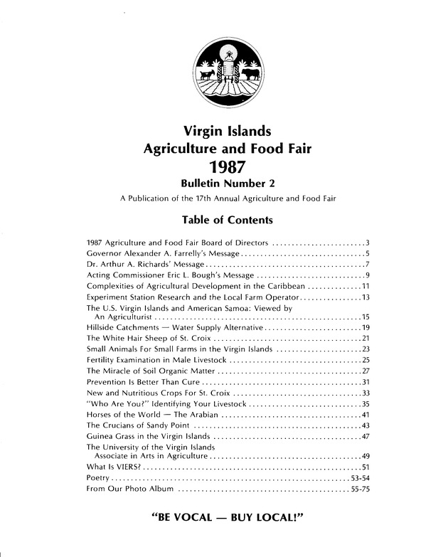 Virgin Islands  Agriculture and food fair 1987. - Page 2