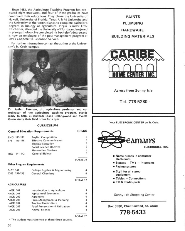 Virgin Islands  Agriculture and food fair 1987. - Page 51