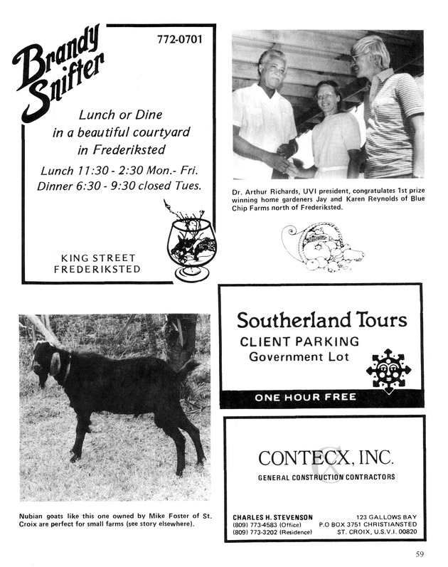 Virgin Islands  Agriculture and food fair 1987. - Page 60