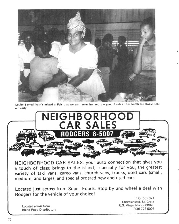 Virgin Islands  Agriculture and food fair 1987. - Page 73