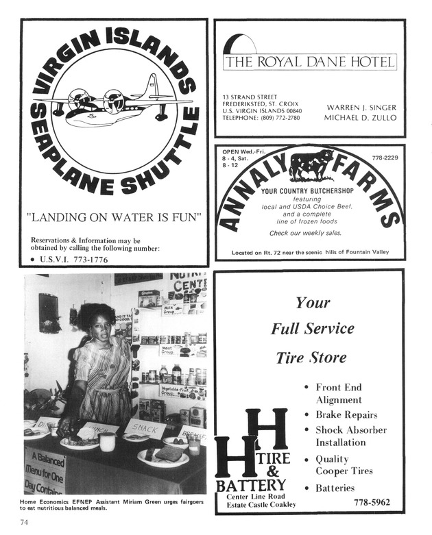 Virgin Islands  Agriculture and food fair 1987. - Page 75