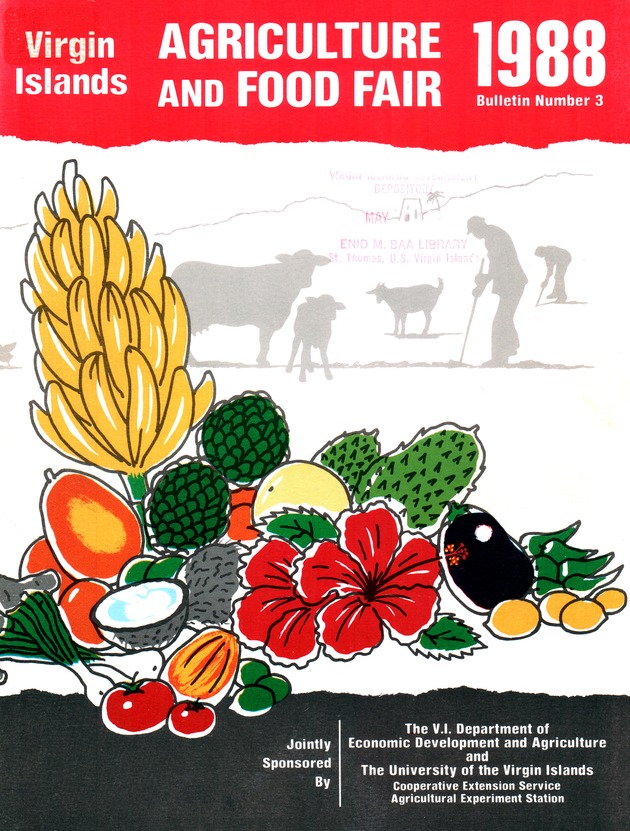 Virgin Islands Agriculture and food fair 1988. - Front cover 1