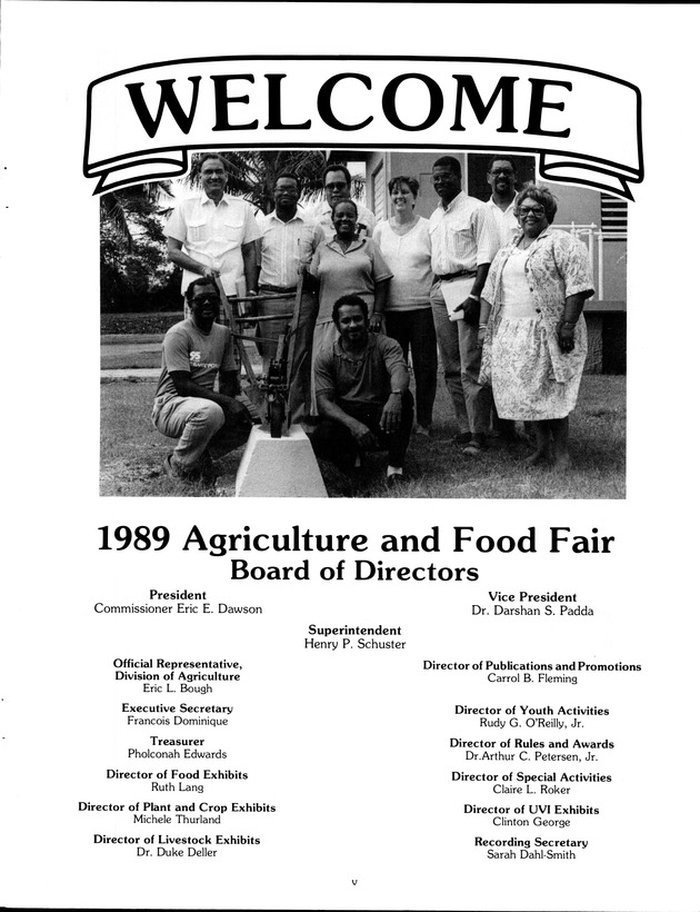 Agrifest : agriculture and food fair of St. Croix, Virgin Islands. 1989. - Page 5