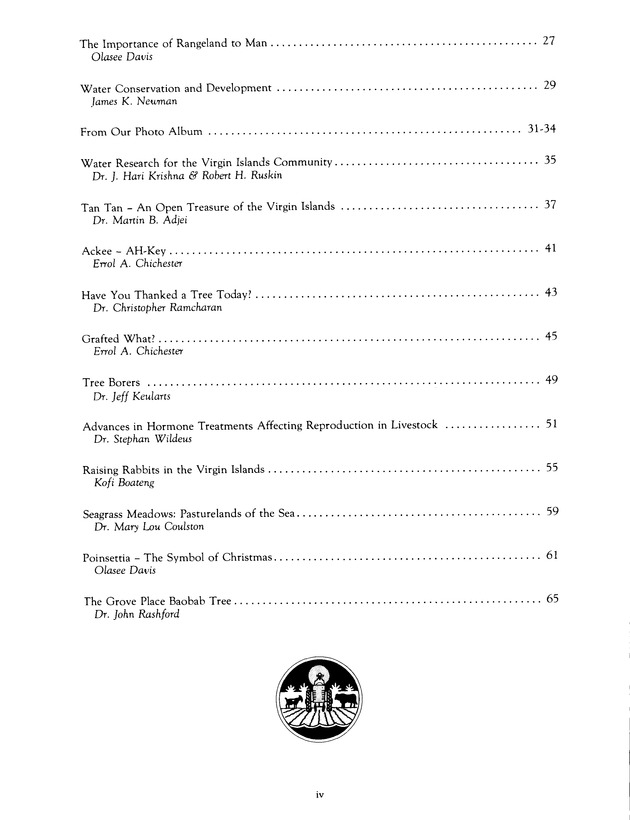 Agrifest : agriculture and food fair of St. Croix, Virgin Islands. 1991. - Page 4