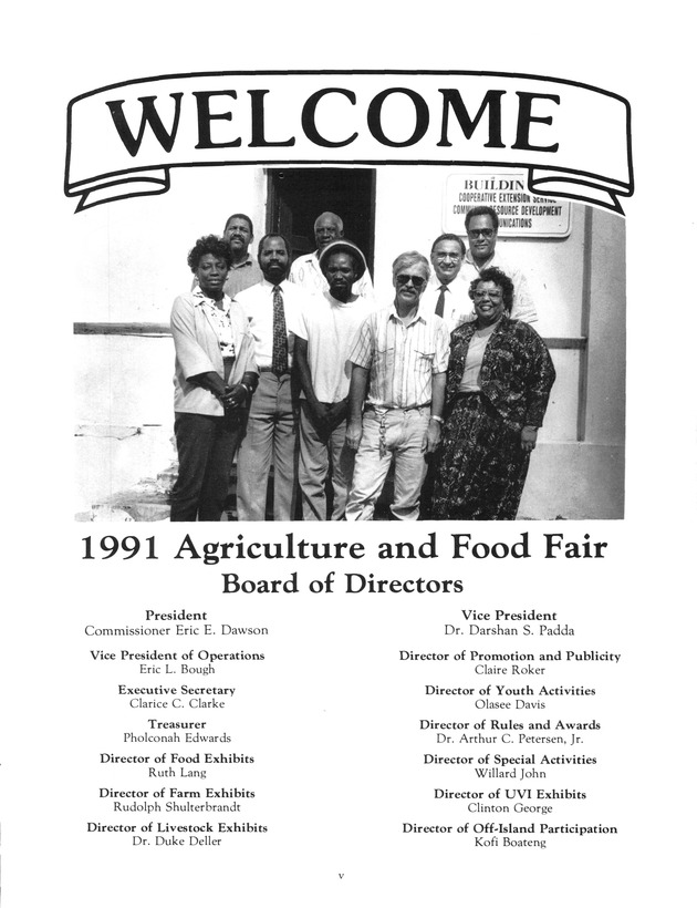 Agrifest : agriculture and food fair of St. Croix, Virgin Islands. 1991. - Page 5