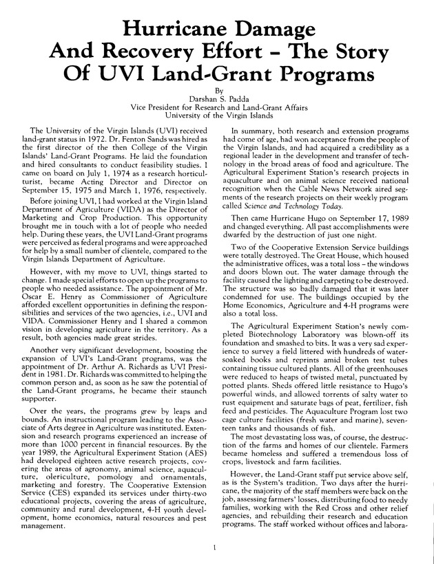 Agrifest : agriculture and food fair of St. Croix, Virgin Islands. 1991. - Page 9