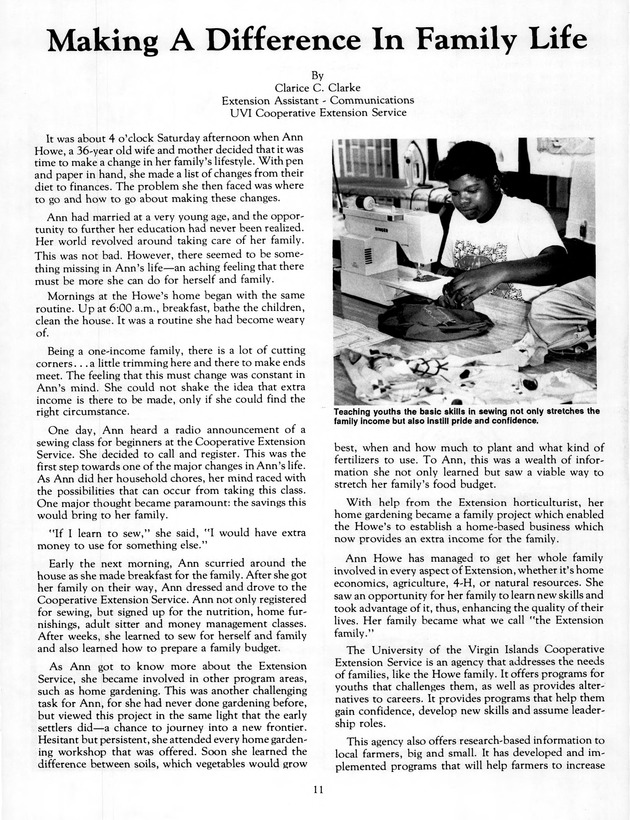 Agrifest : agriculture and food fair of St. Croix, Virgin Islands. 1991. - Page 19