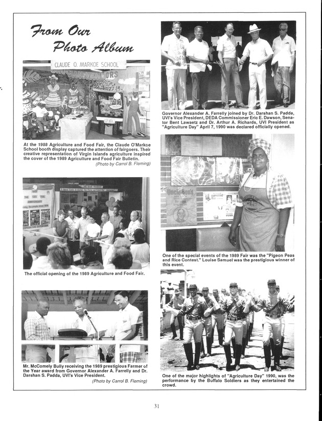 Agrifest : agriculture and food fair of St. Croix, Virgin Islands. 1991. - Page 39