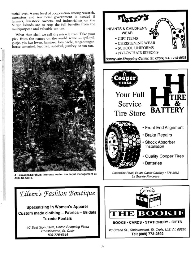 Agrifest : agriculture and food fair of St. Croix, Virgin Islands. 1991. - Page 47