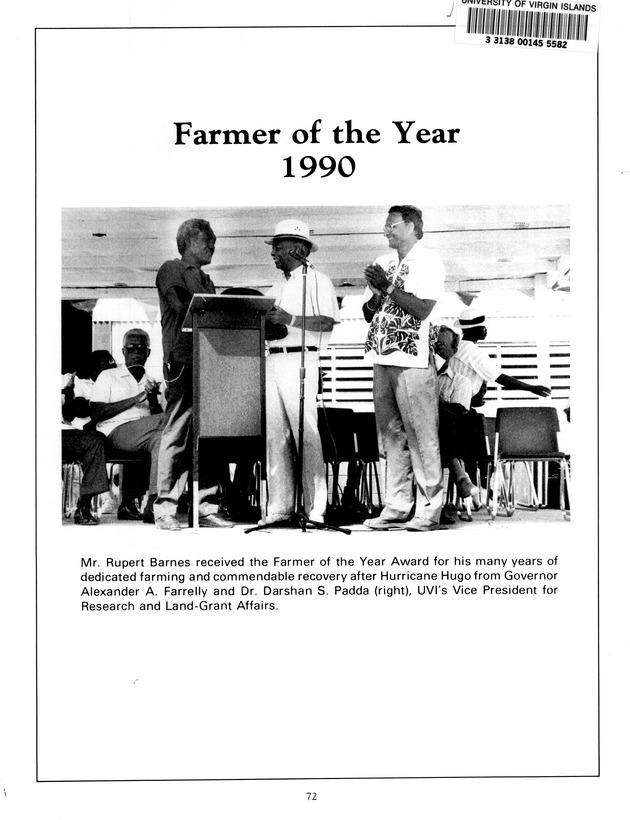 Agrifest : agriculture and food fair of St. Croix, Virgin Islands. 1991. - Page 80