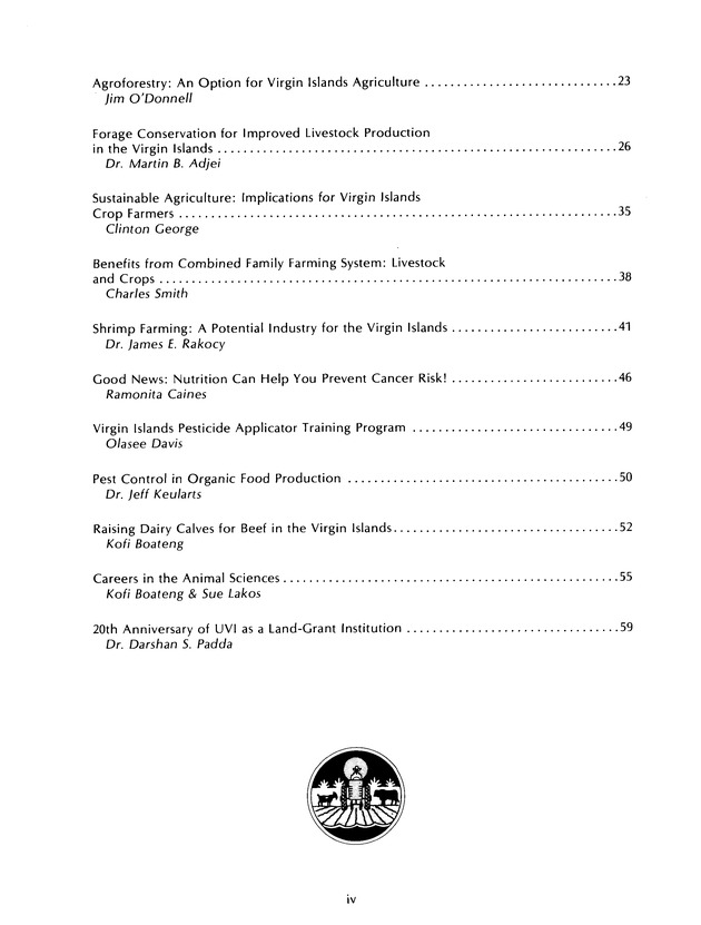 Agrifest : agriculture and food fair of St. Croix, Virgin Islands. 1992. - Page 4