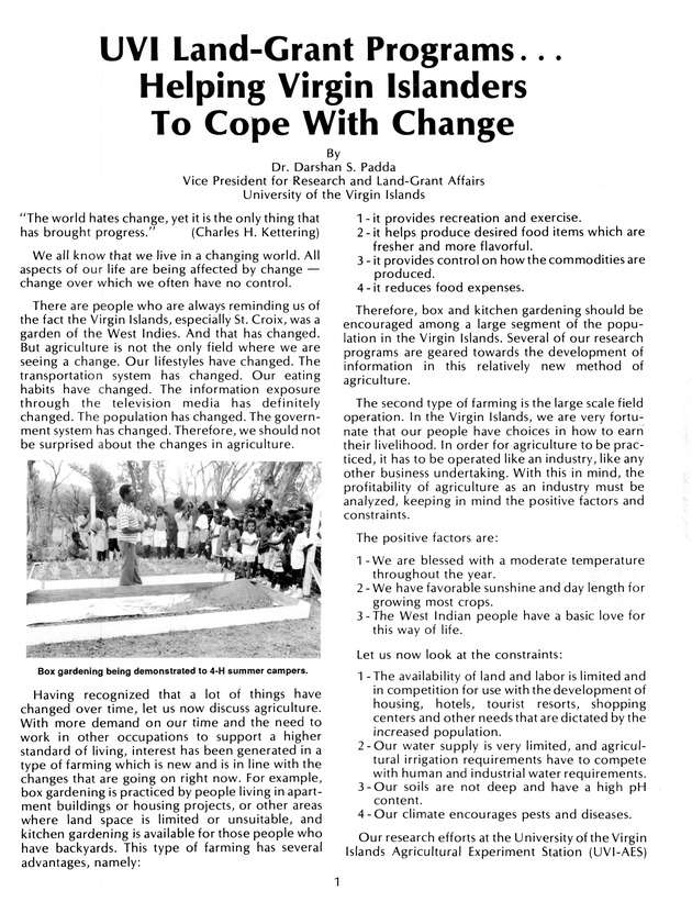 Agrifest : agriculture and food fair of St. Croix, Virgin Islands. 1992. - Page 9