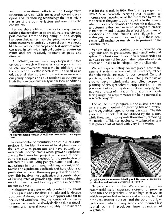 Agrifest : agriculture and food fair of St. Croix, Virgin Islands. 1992. - Page 10