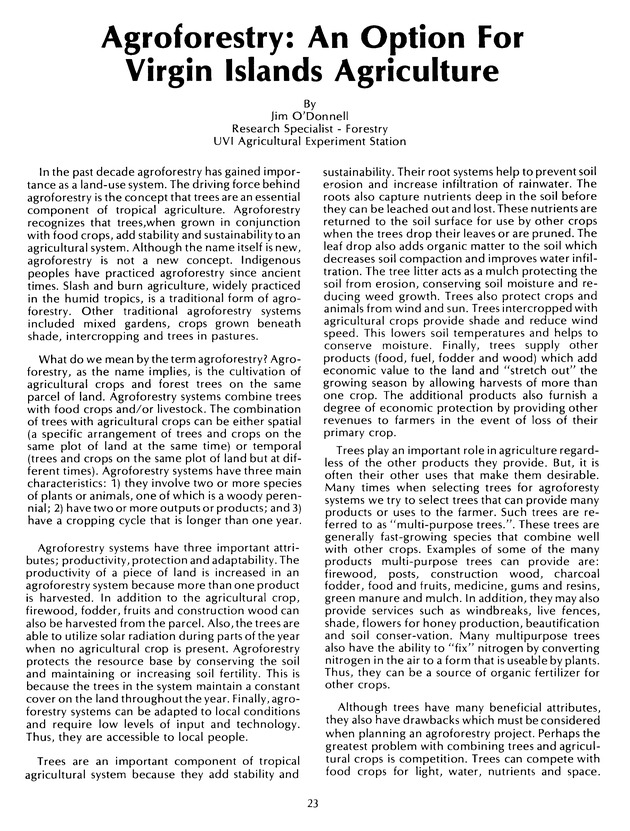 Agrifest : agriculture and food fair of St. Croix, Virgin Islands. 1992. - Page 31