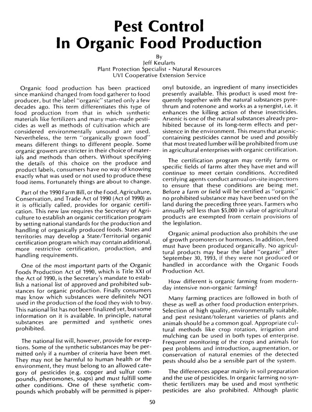 Agrifest : agriculture and food fair of St. Croix, Virgin Islands. 1992. - Page 58