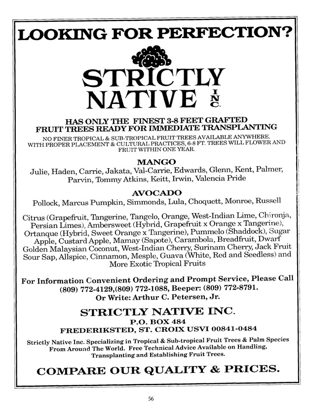 Agrifest : agriculture and food fair of St. Croix, Virgin Islands. 1992. - Page 64