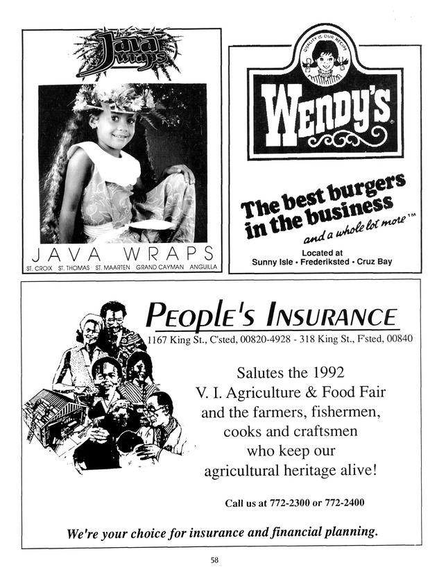 Agrifest : agriculture and food fair of St. Croix, Virgin Islands. 1992. - Page 66