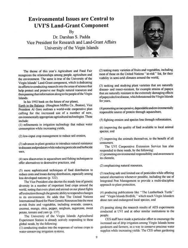 Agrifest : agriculture and food fair of St. Croix, Virgin Islands. 1993 - Page 9