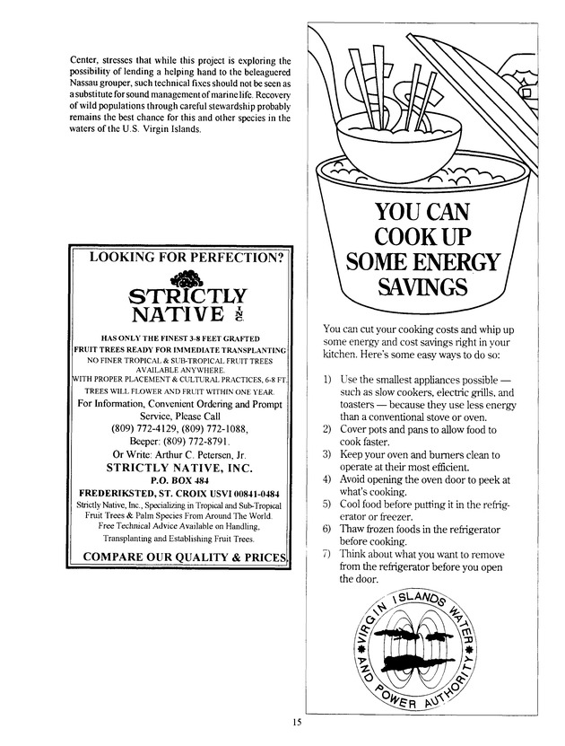 Agrifest : agriculture and food fair of St. Croix, Virgin Islands. 1993 - Page 15