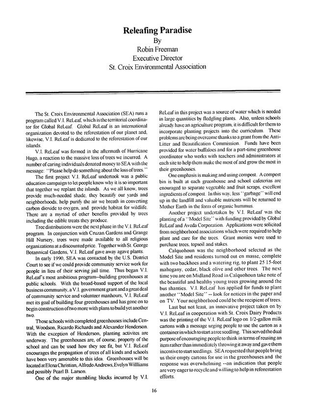 Agrifest : agriculture and food fair of St. Croix, Virgin Islands. 1993 - Page 16