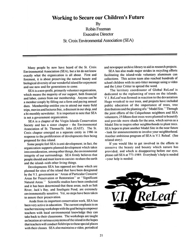 Agrifest : agriculture and food fair of St. Croix, Virgin Islands. 1993 - Page 21