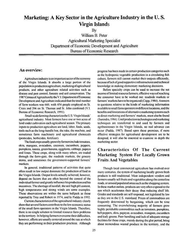 Agrifest : agriculture and food fair of St. Croix, Virgin Islands. 1993 - Page 25